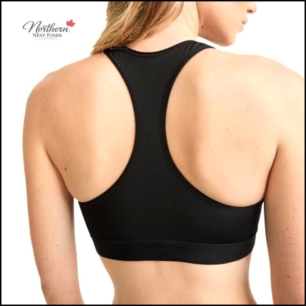 Compression Sports Bra High-Impact Moisture Wicking Racerback - Picture 4 of 5
